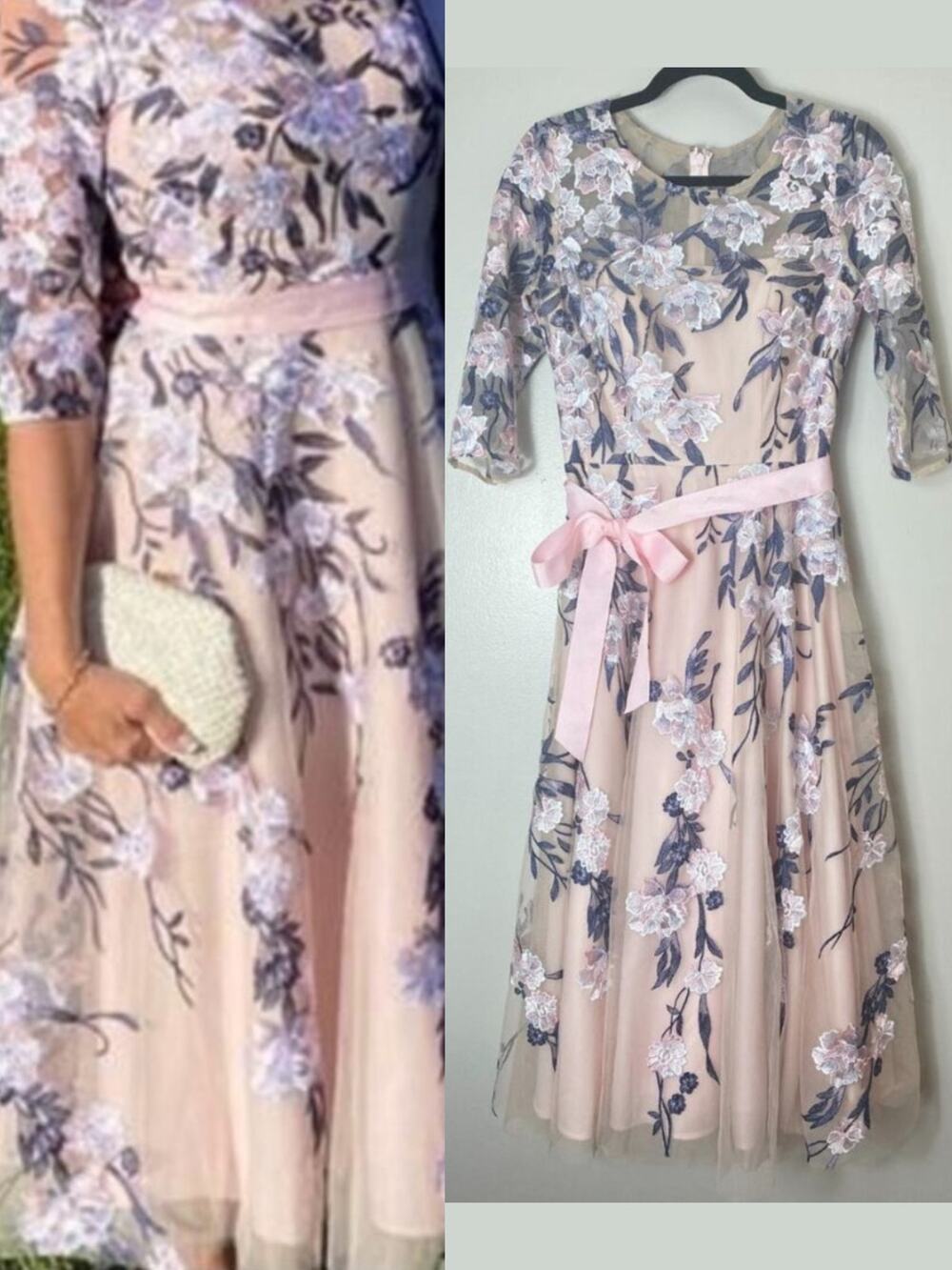 BHLDN DRESS 6 PINK MOTHER OF THE BRIDE BRIDAL SHOWER COCKTAIL PARTY